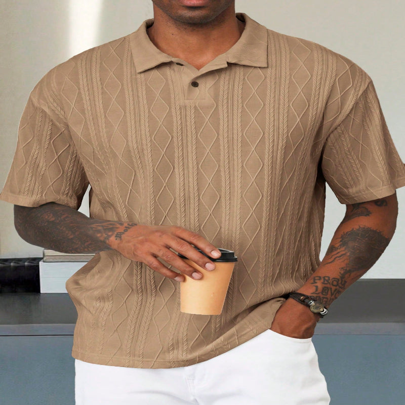 Camiseta gola polo,
Camisa masculina,
Camisa botões,
Moderno,
Camisaria masculina,
Moda masculina,
Primavera 2025,
Outono 2025,
verão 2025,
Camisa manga curta,
camisa polo,