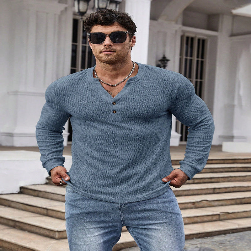 Camiseta manga longa,
Camisa masculina,
Camisa botões,
Moderno,
Camisaria masculina,
Moda masculina,
Primavera 2025,
Outono 2025,
inverno 2025,
Camisa manga longa,
