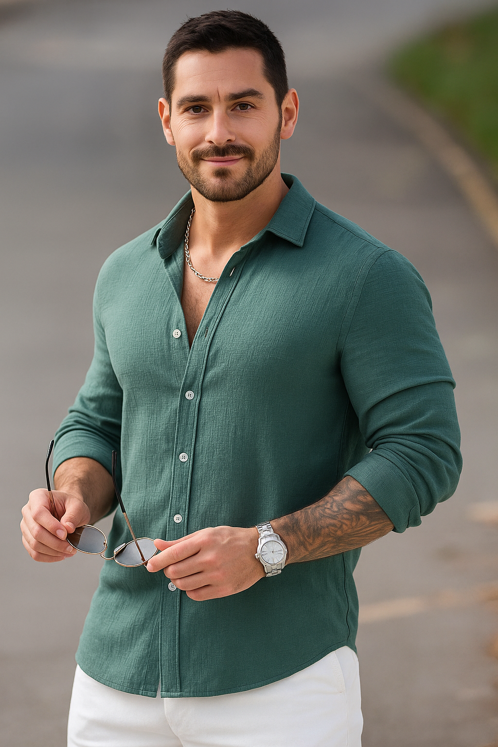 Camisa Manga Longa Dubai