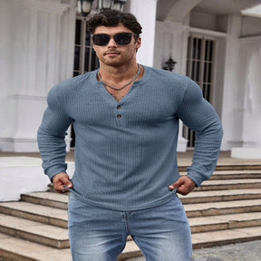 Camiseta manga longa,
Camisa masculina,
Camisa botões,
Moderno,
Camisaria masculina,
Moda masculina,
Primavera 2025,
Outono 2025,
inverno 2025,
Camisa manga longa,