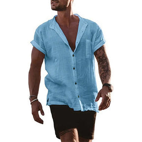 Camisa,
Camisa masculina,
Camisa botões,
Moderno,
Camisaria masculina,
Moda masculina,
Verão 2025,
primavera 2025,
camisa azul,