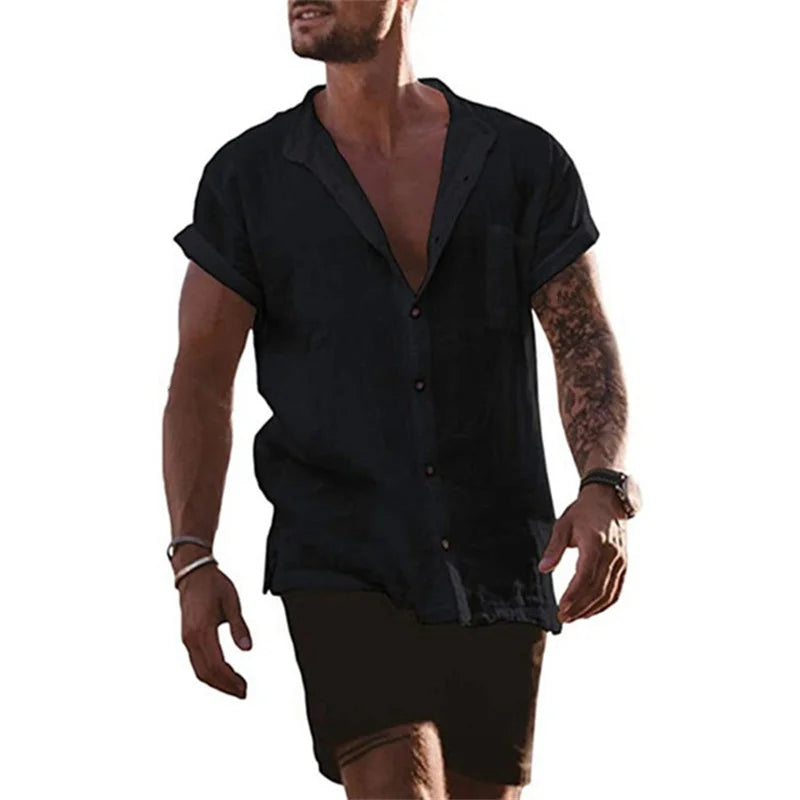 Camisa,
Camisa masculina,
Camisa botões,
Moderno,
Camisaria masculina,
Moda masculina,
Verão 2025,
primavera 2025,
camisa preta,