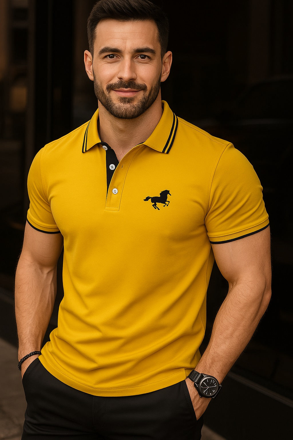 Camiseta gola polo,
Camisa masculina,
Camisa botões,
Moderno,
Camisaria masculina,
Moda masculina,
Primavera 2025,
Outono 2025,
verão 2025,
Camisa manga curta,
camisa polo,