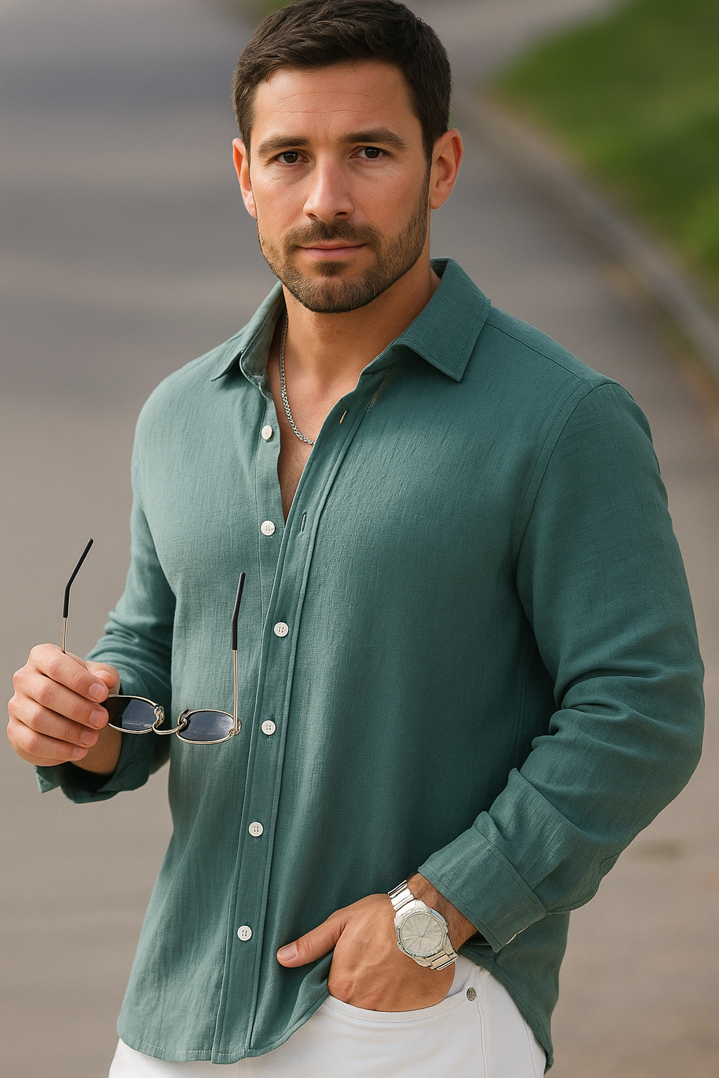 Camisa Manga Longa Dubai
