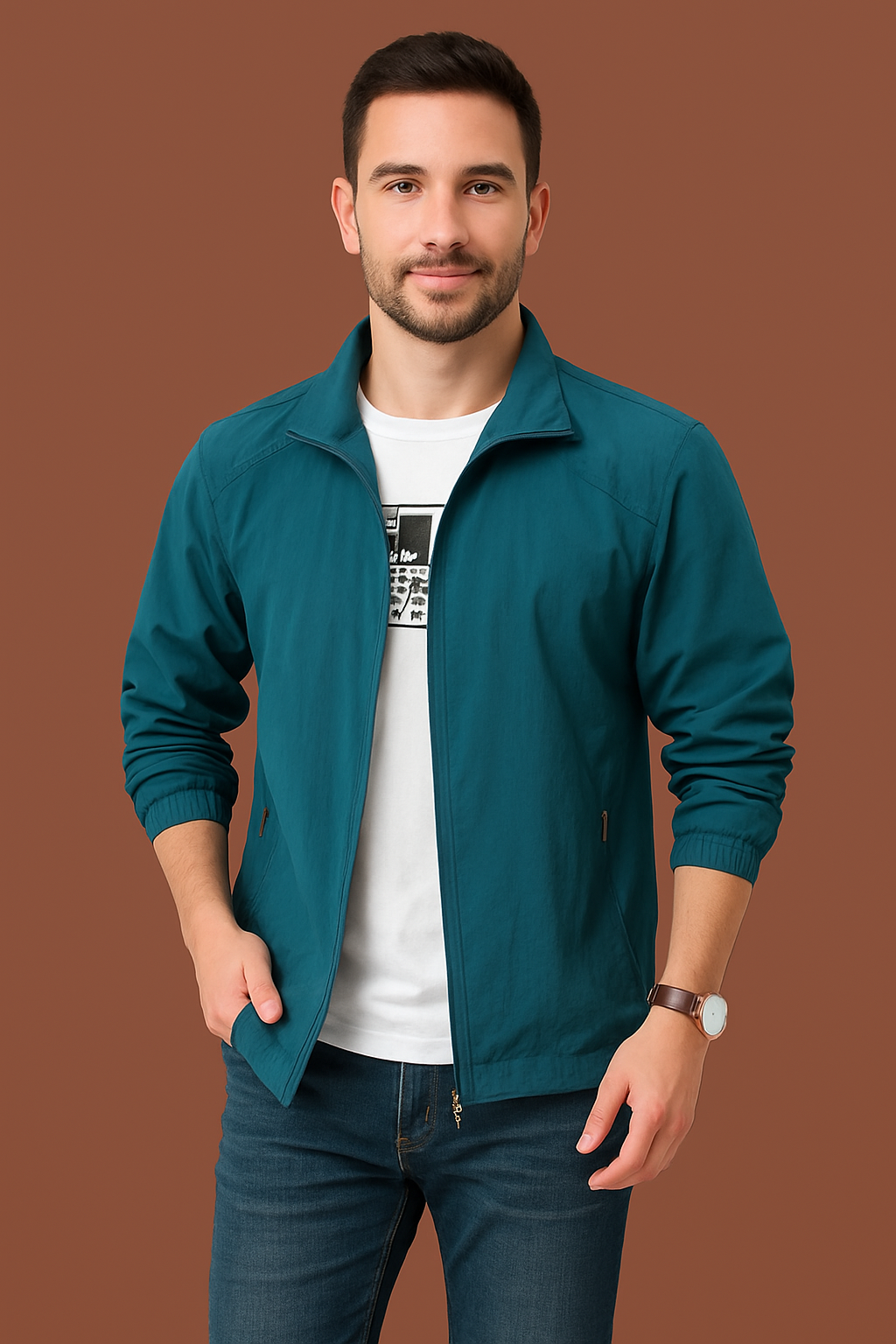 Jaqueta Masculina Corta Vento